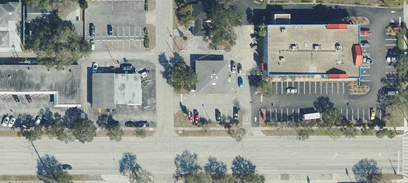 Retail Building with Corner Land