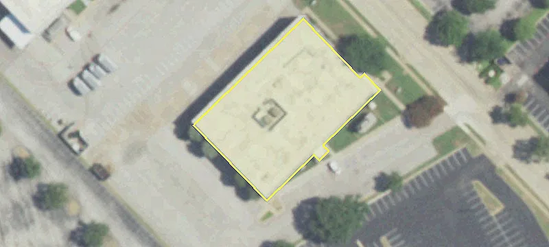 Modern Office Building with Parking