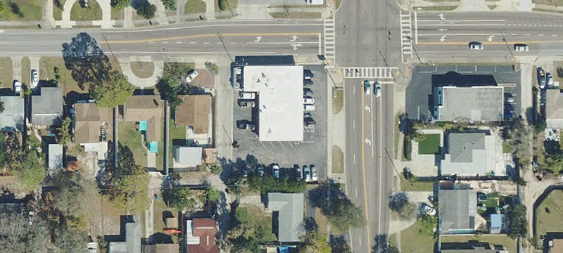 Leased Corner Strip Center