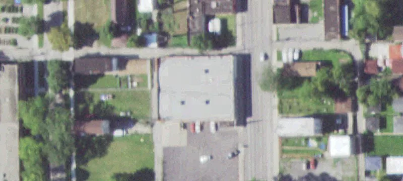 Brick Convenience Store with Parking