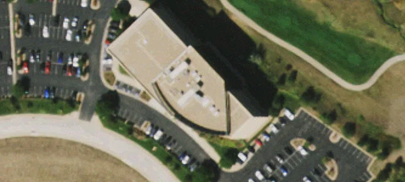 Class A Office Building with Circular Lobby