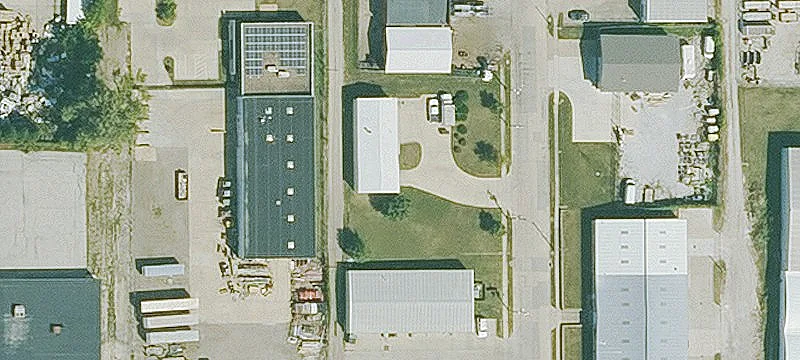 Industrial Warehouse with Roll-Up Door