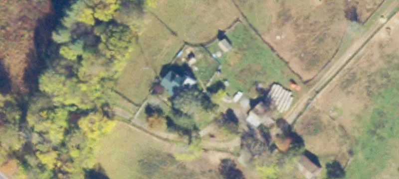 Horse Farm with Barn and Paddocks