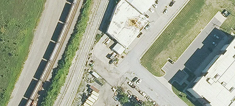Industrial Warehouse with Fenced Storage