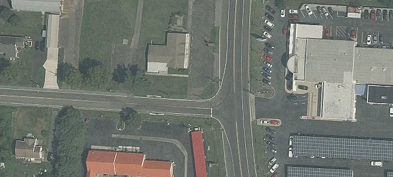 Corner Office Building