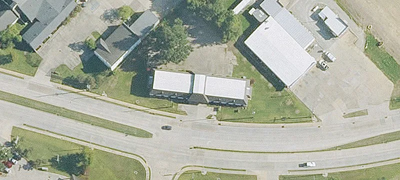Office Building with Multiple Entrances