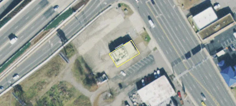 Corner Lot with Industrial Improvements