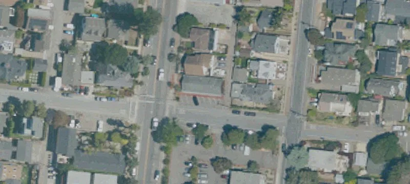 Corner Retail Storefront Building