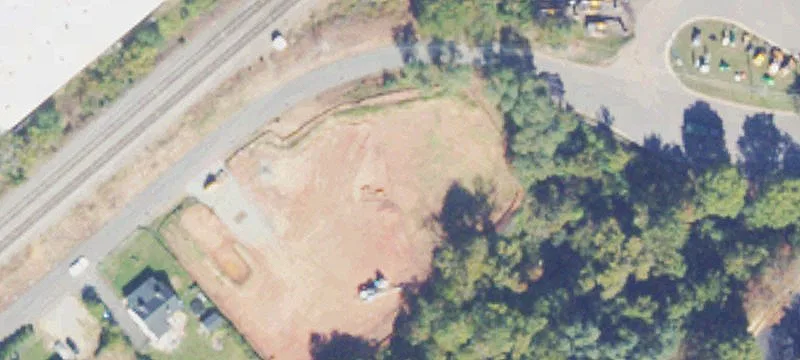 Fenced Heavy Industrial Storage Yard