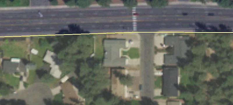 Partially Improved Corner Development Land