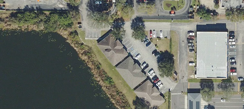Waterfront Office Park with Monument Sign