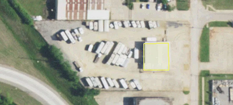 Fenced Industrial Yard for Storage