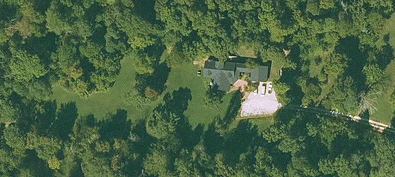 Wooded Land with Natural Waterfall