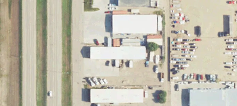 Industrial Building with Overhead Doors