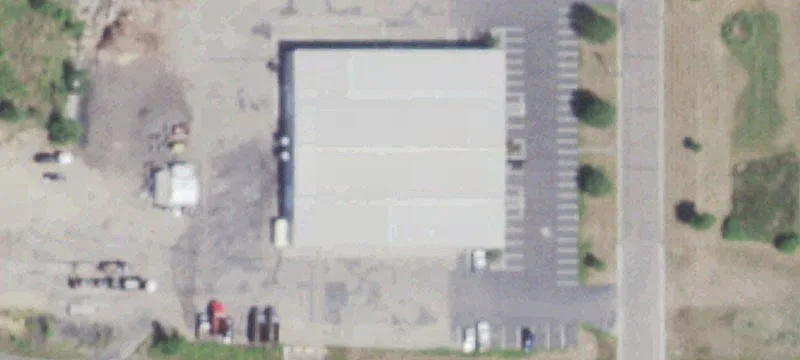 Light Industrial Building with Drive-In Doors