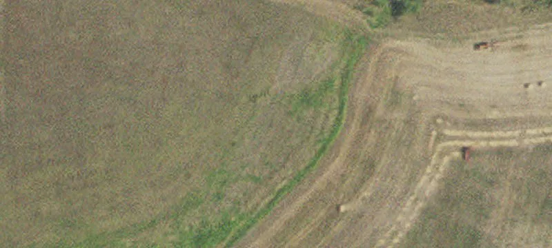 Farmstead with Brook Running Through