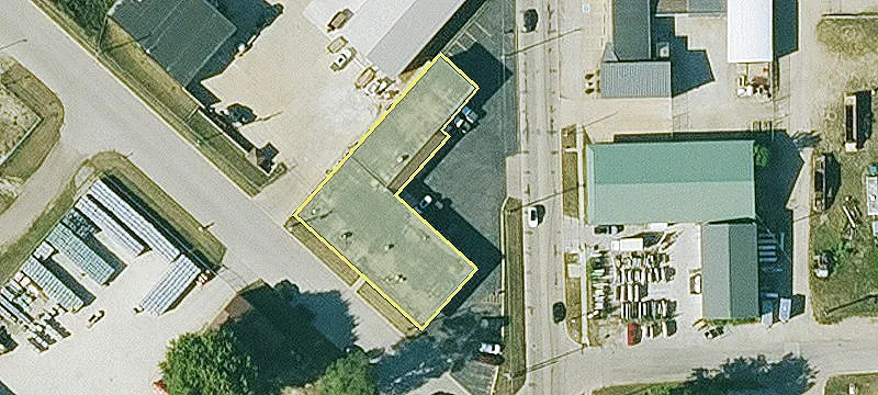 Industrial Warehouse with Dock Door