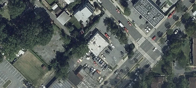 Corner Convenience Store Building