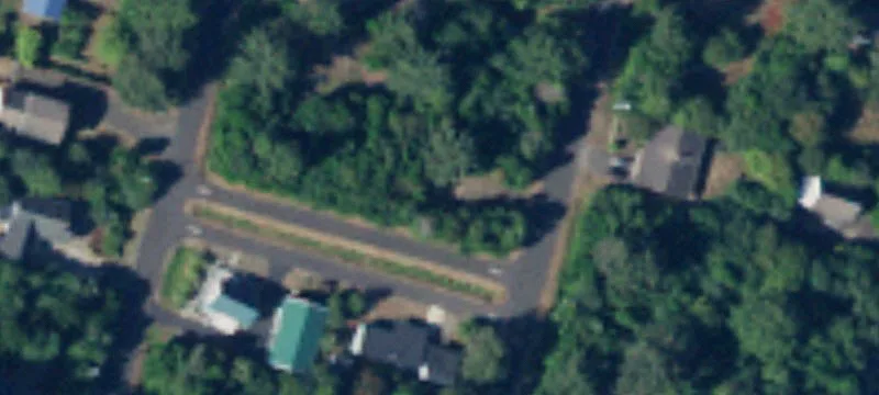 Corner Lot with Privacy Gate