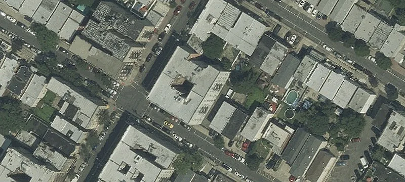 Four-Story Mixed-Use Brick Building