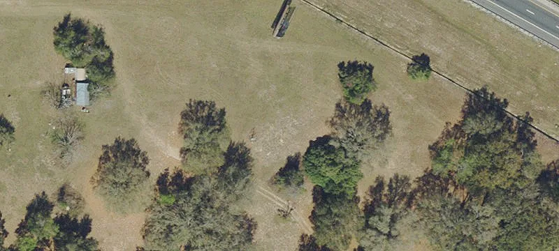 Fenced Commercial Development Land