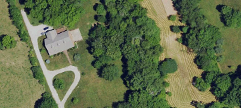 Horse Farm with Two Barns