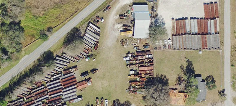 Fenced Automotive Laydown Yard