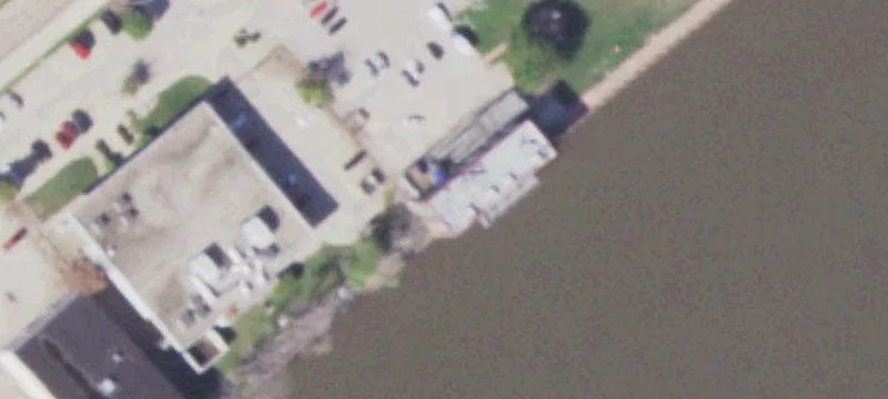 Waterfront Deck Two-Story Commercial Building
