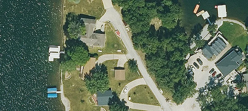 Waterfront Lakefront Land with Docks