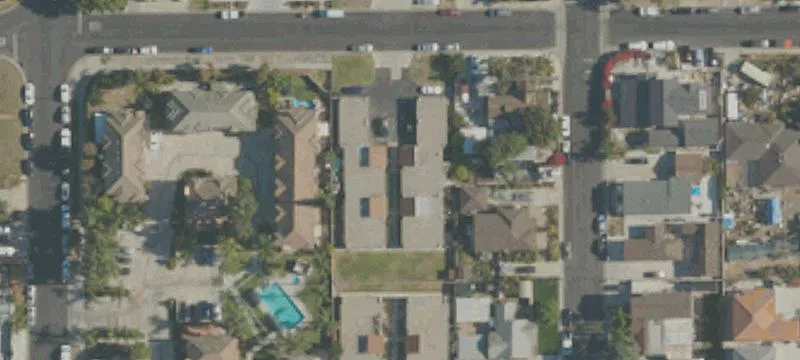 Fourplex with Two-Car Garages