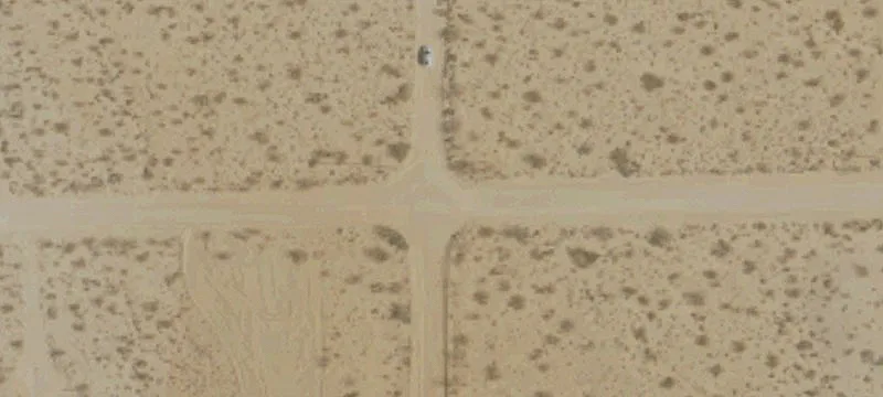 Flat Desert Land Parcel