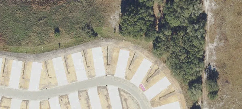 RV Resort Back-In Pad Property
