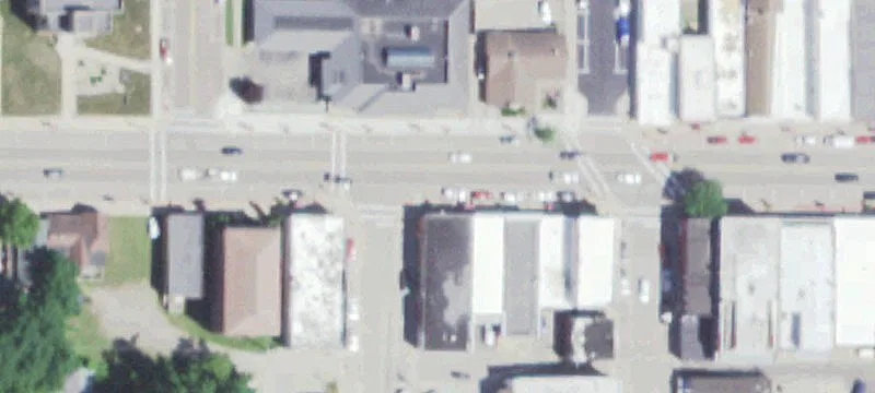 Corner Retail and Office Building