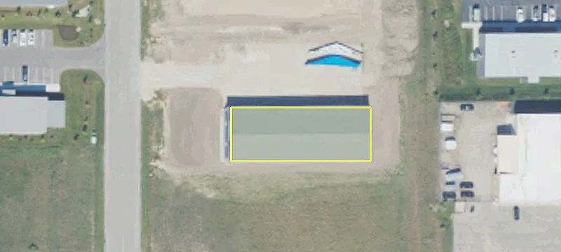 Industrial Warehouse Suite with Overhead Door