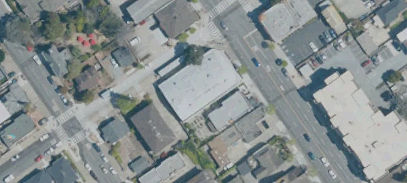 Corner Retail Building with Loading Door