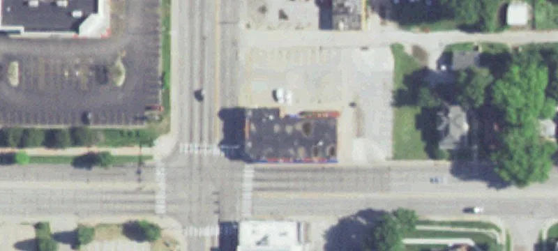 Corner Retail Building with Adjacent Lot