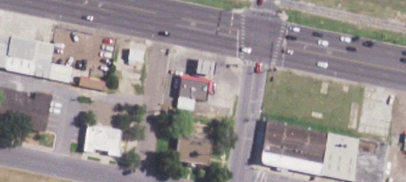 Corner Gas Station with Restaurant