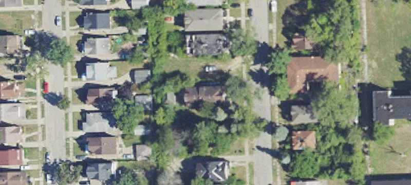 Duplex with Adjacent Vacant Lot