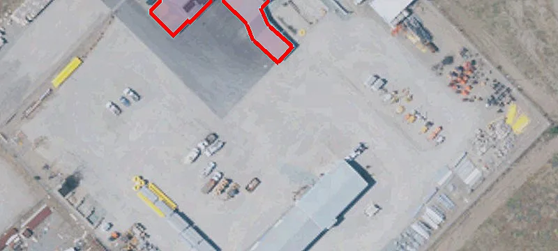 Fenced Industrial Land Parcel