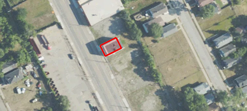 Mixed-Use Building with Adjacent Parking