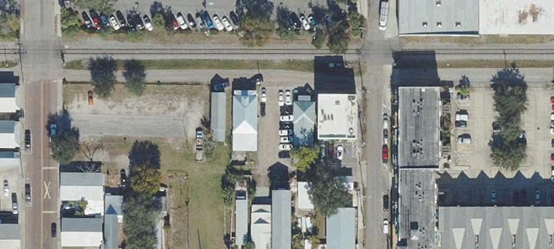 Three-Story Mixed-Use Block Building