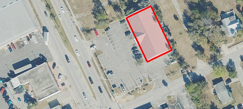 Retail Showroom Building on Corner
