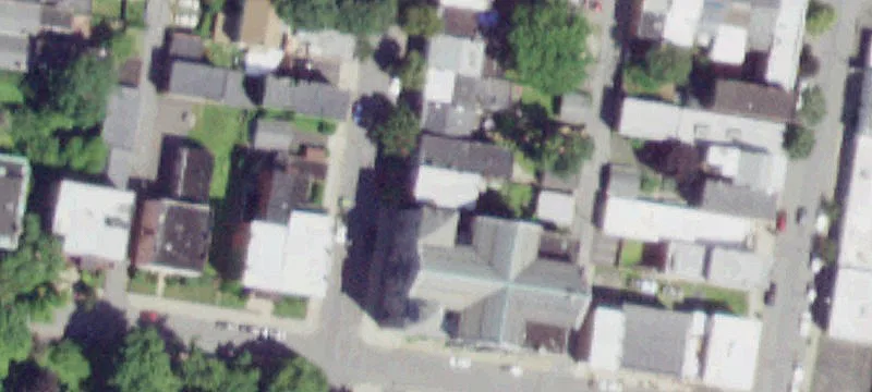 Downtown Brick Apartment Building