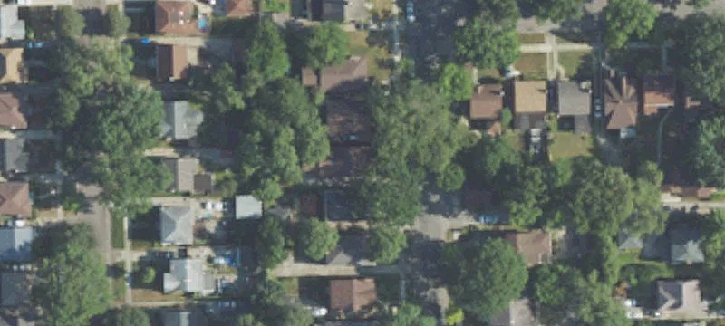 Brick Duplex with Two Garages