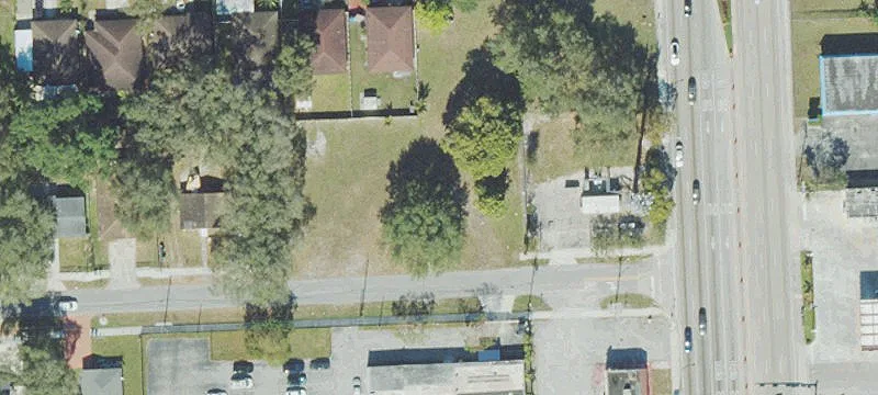 Fenced Corridor Development Land