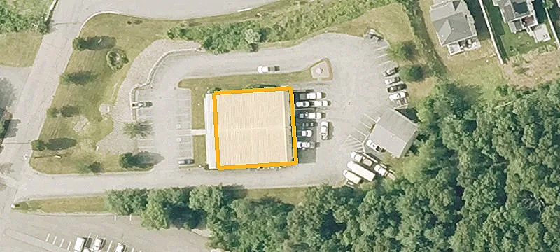 Office Building with Drive-In Garage