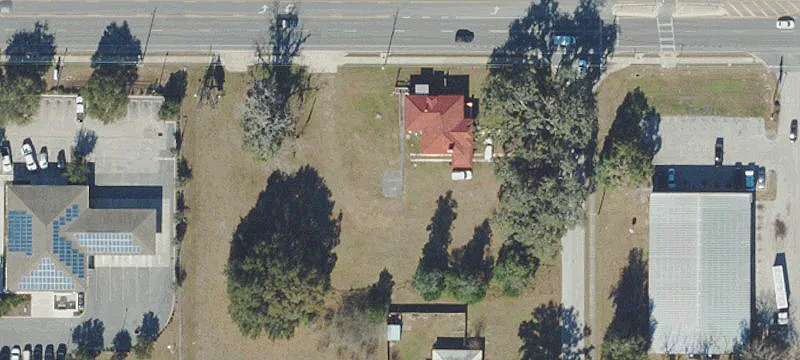 Corner Commercial Lot with Retail Structure
