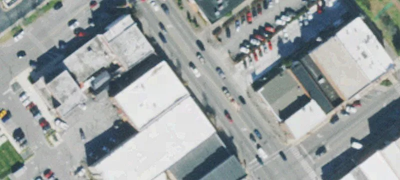 Downtown Retail Corner Building