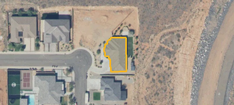 Residential Building Lot with Hillside Backdrop