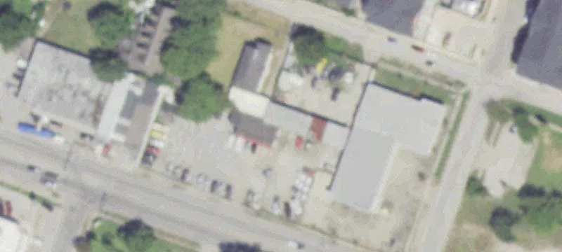 Renovated Dark Retail Building